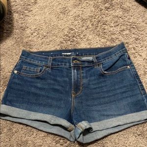 Denim shorts